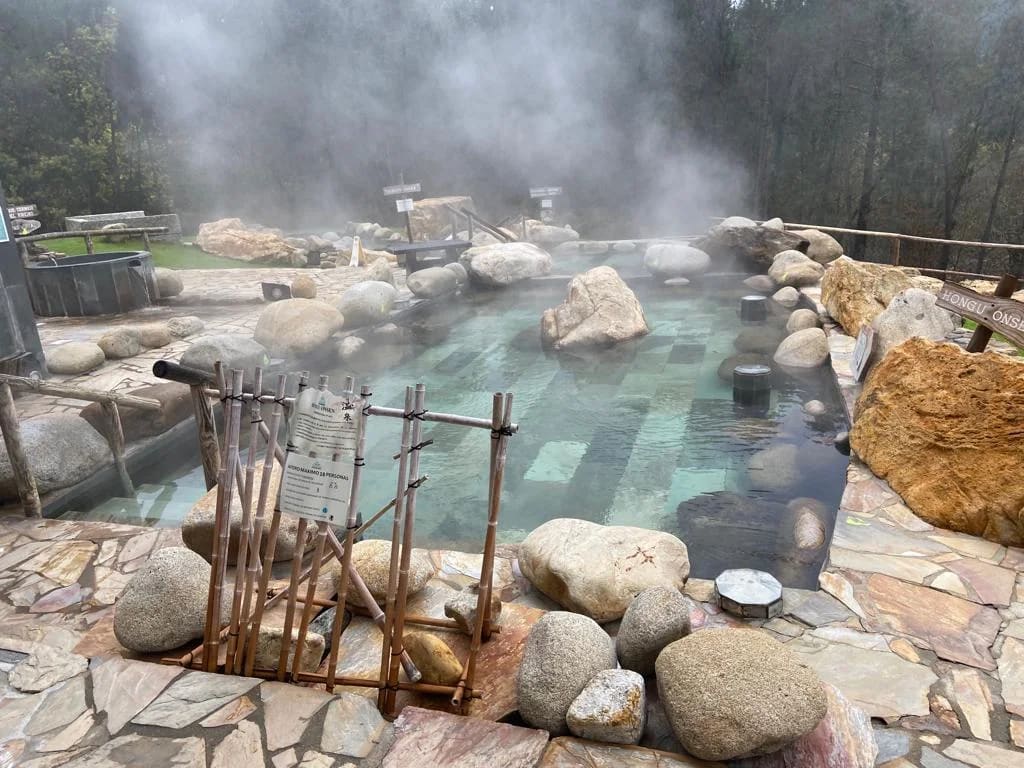 O visita un balneario espectacular
