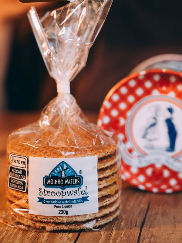 Stroopwafel Moinho Wafers Dideli Distribuidora