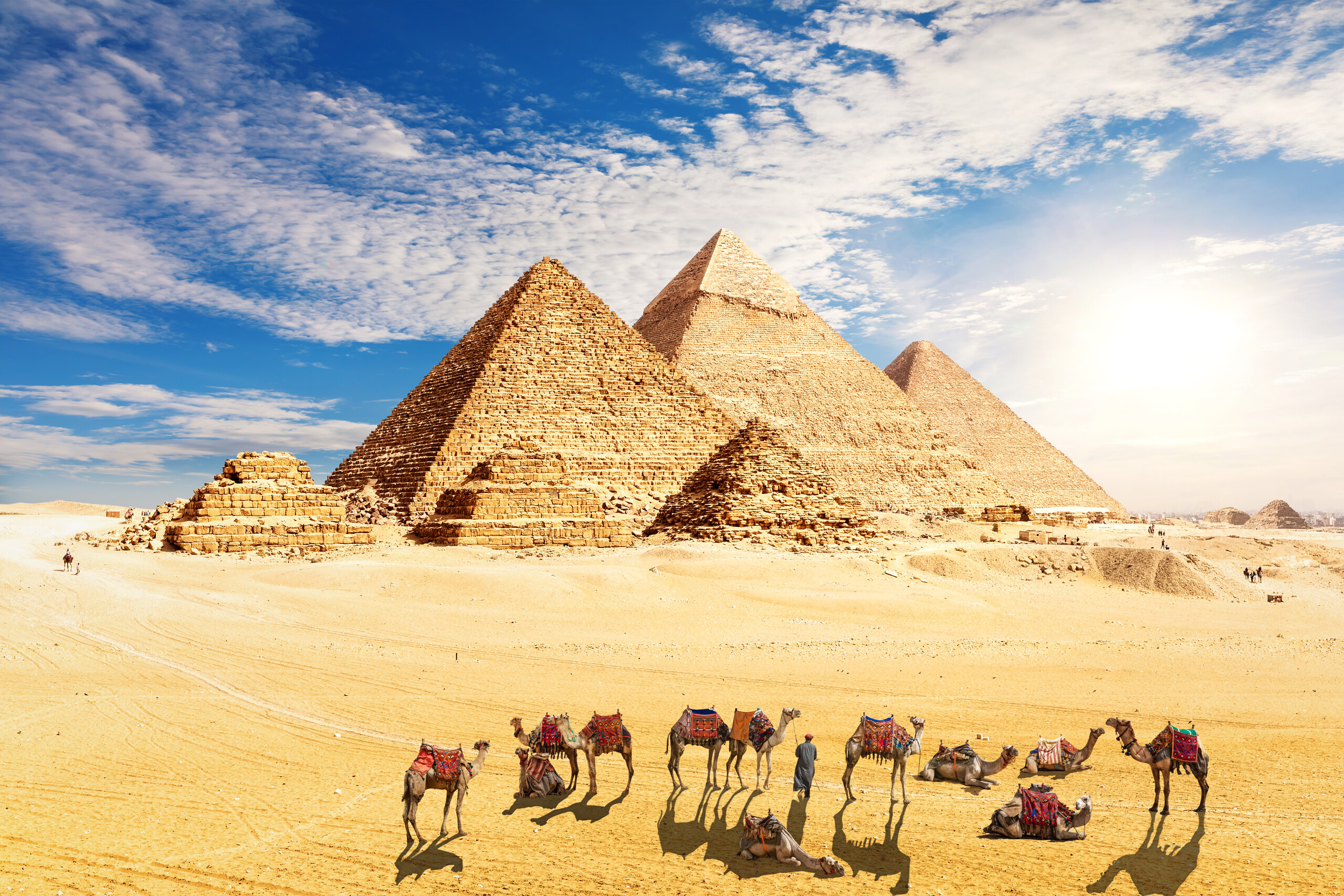 Visiting the Pyramids of Giza