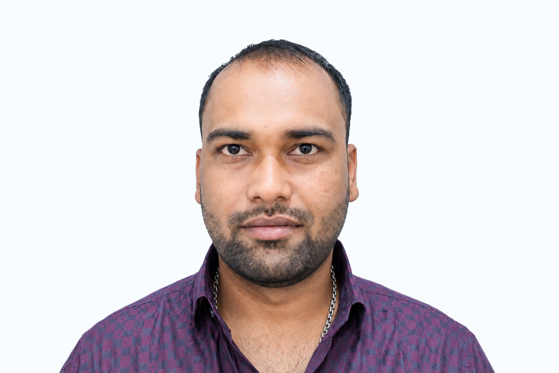 Krishna Kumar before photo - front