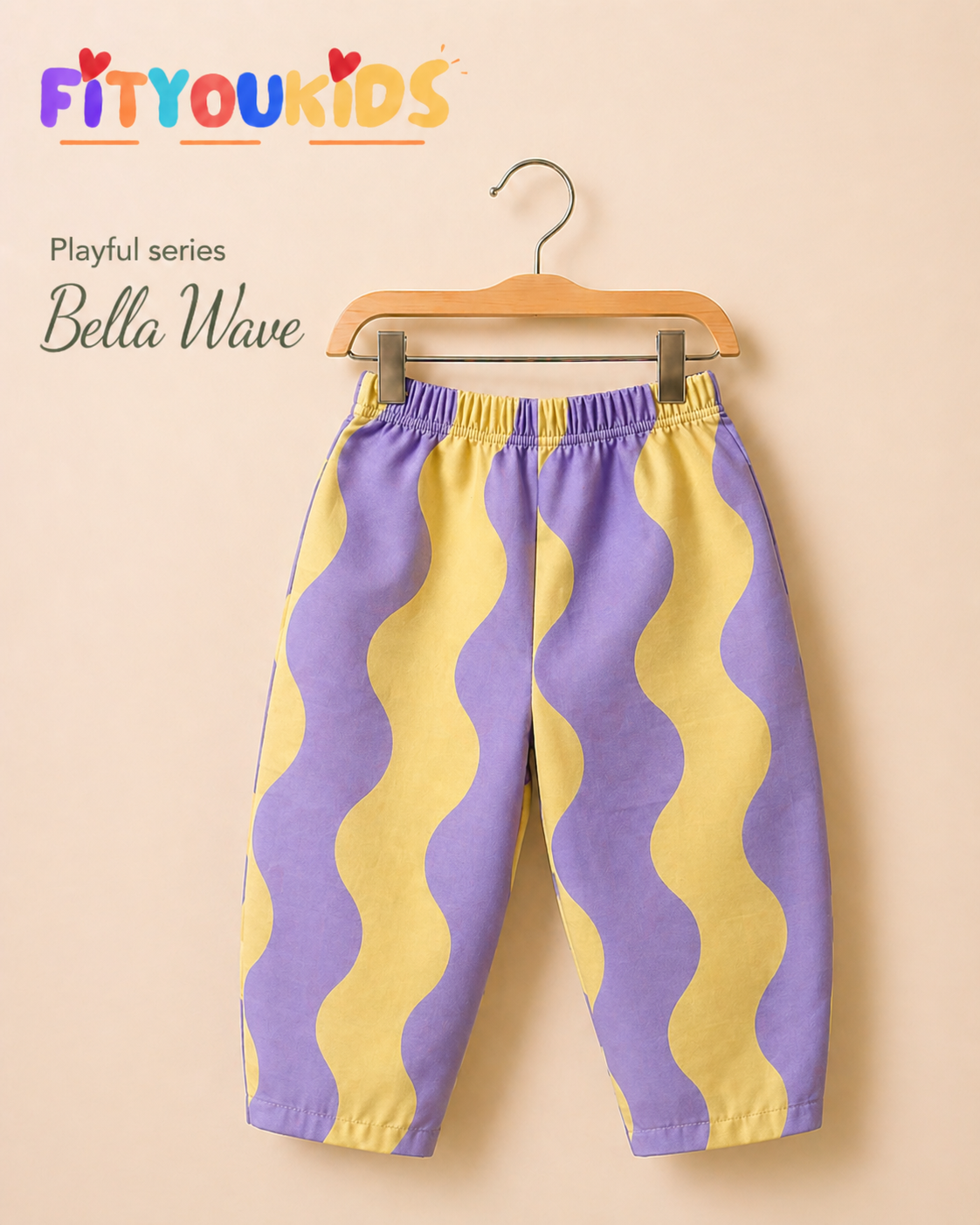 Bella Wave celana barrel anak motif lucu Fityoukids
