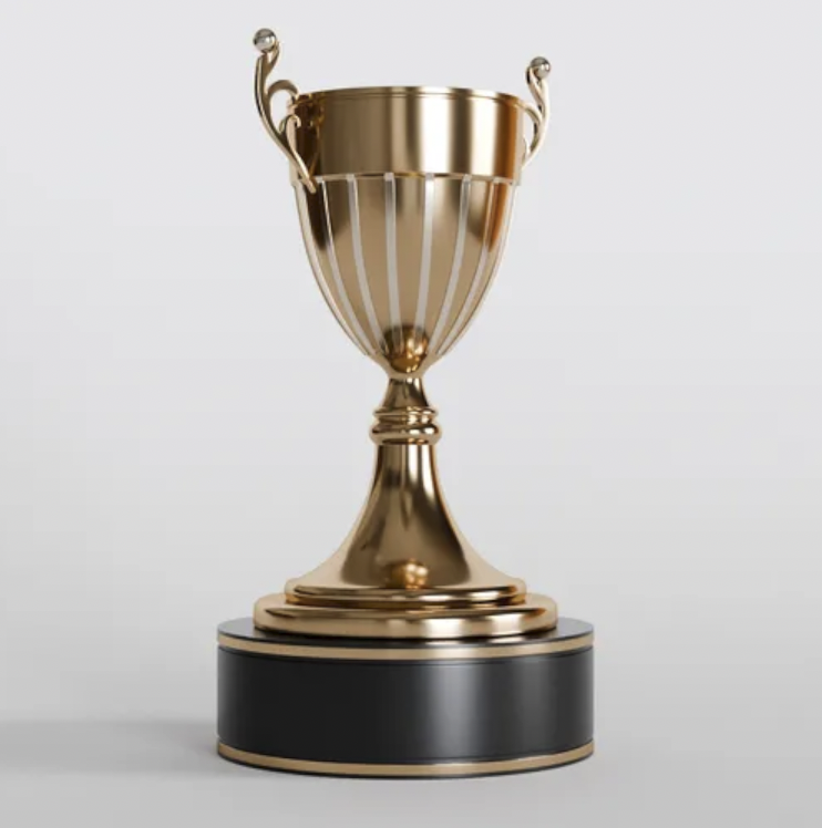 Premium Golden Trophy