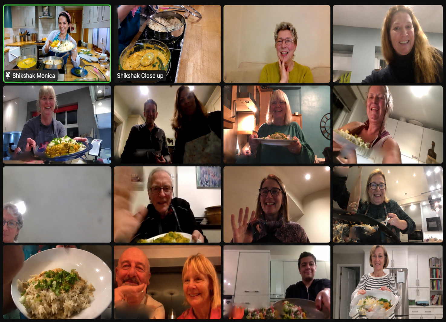 Live cooking class