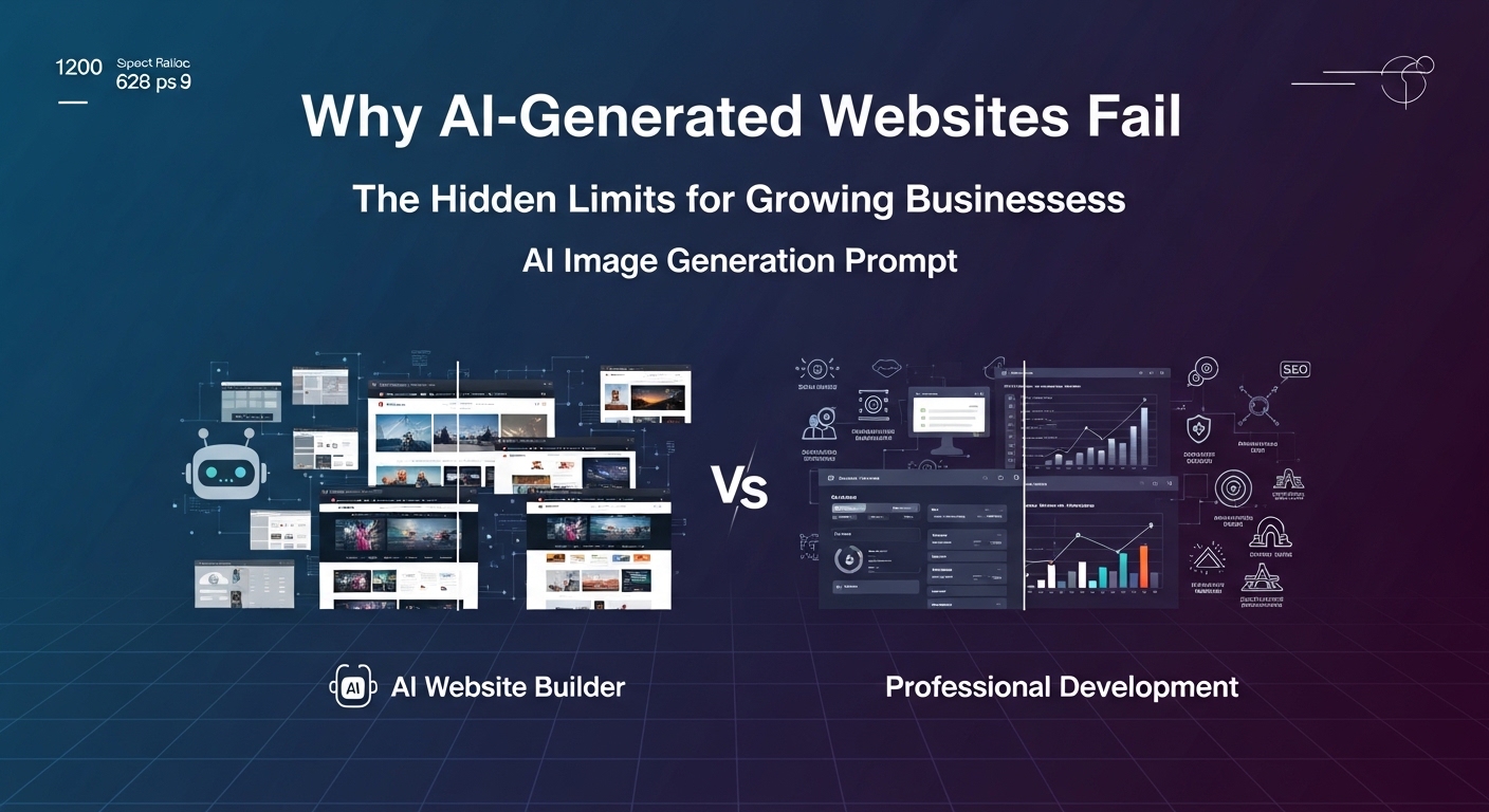 Why AI-Generated Websites Often Fail for Growing Businesses