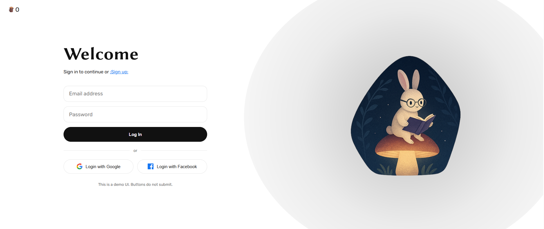 Login Page UI