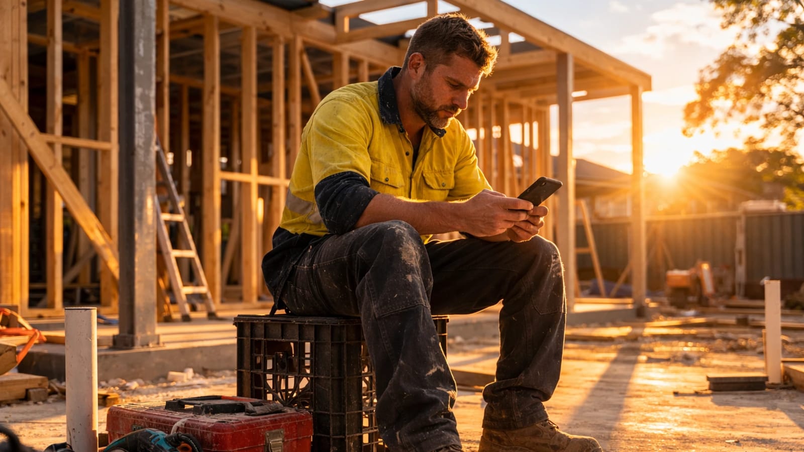 Tradie Assistant dashboard preview with AI tools for tradies