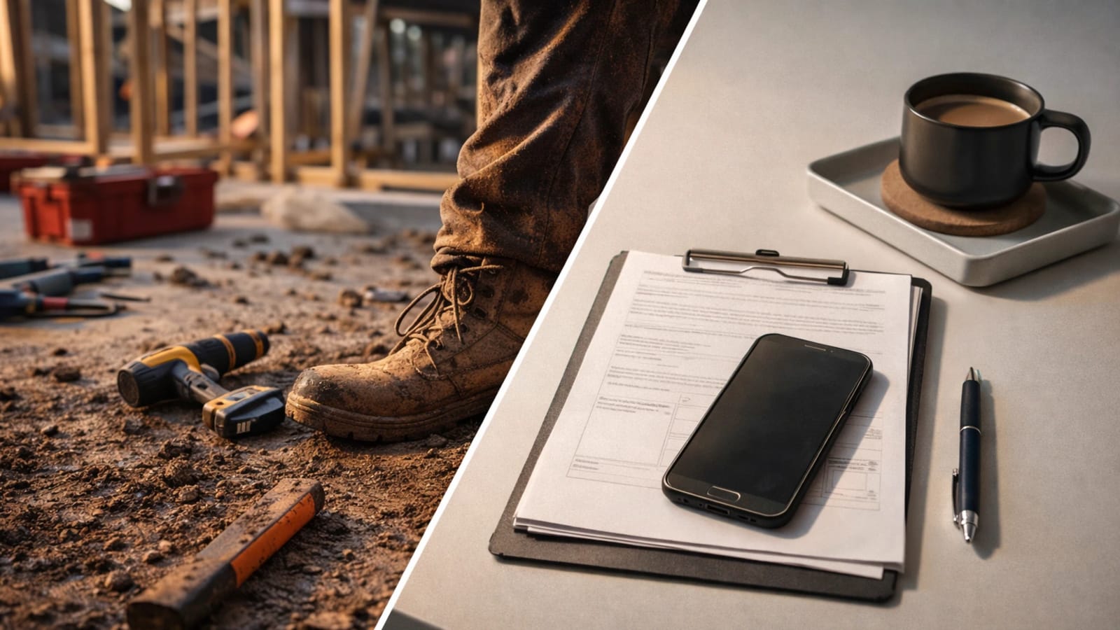 Tradie Assistant dashboard preview with AI tools for tradies