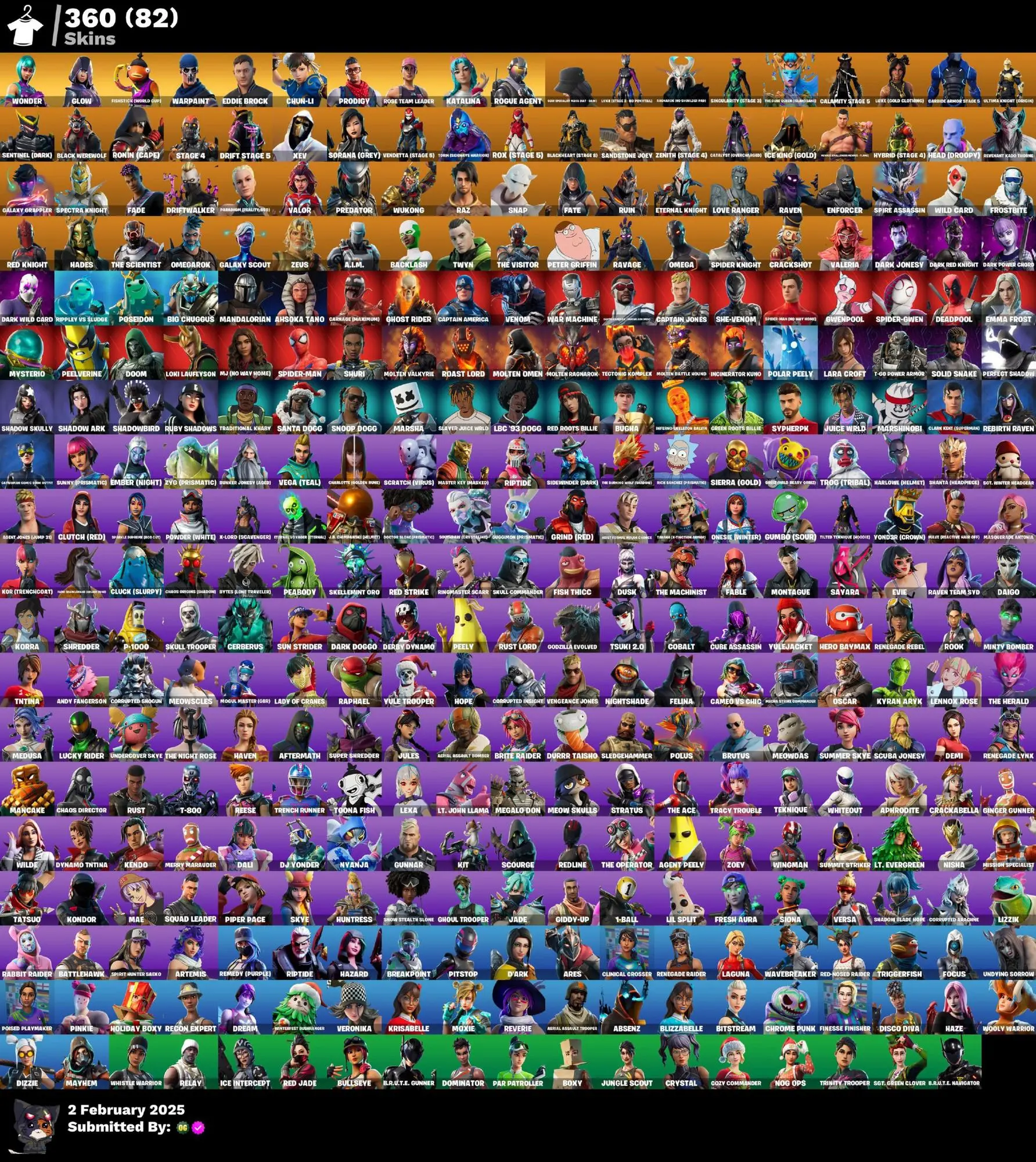 360 Skins, OG STW, Wonder, Glow, Merry Mint Axe Leviathan Axe, Aerial Assault Trooper, 360 VB [PC/PSN/XBOX]