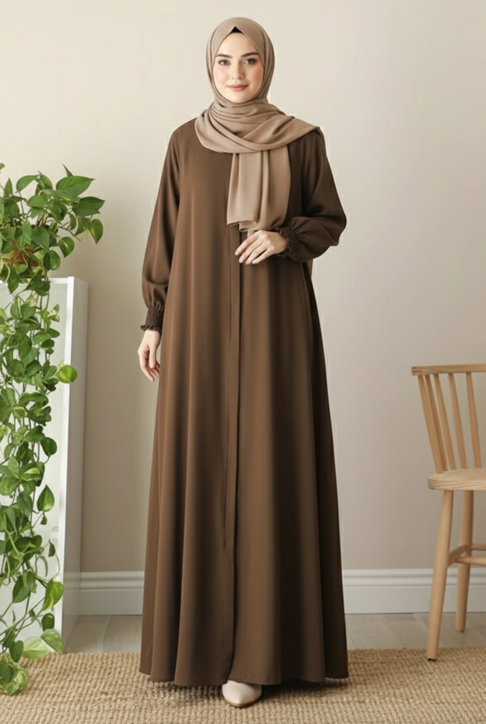 Lesoie Full Gown Abaya