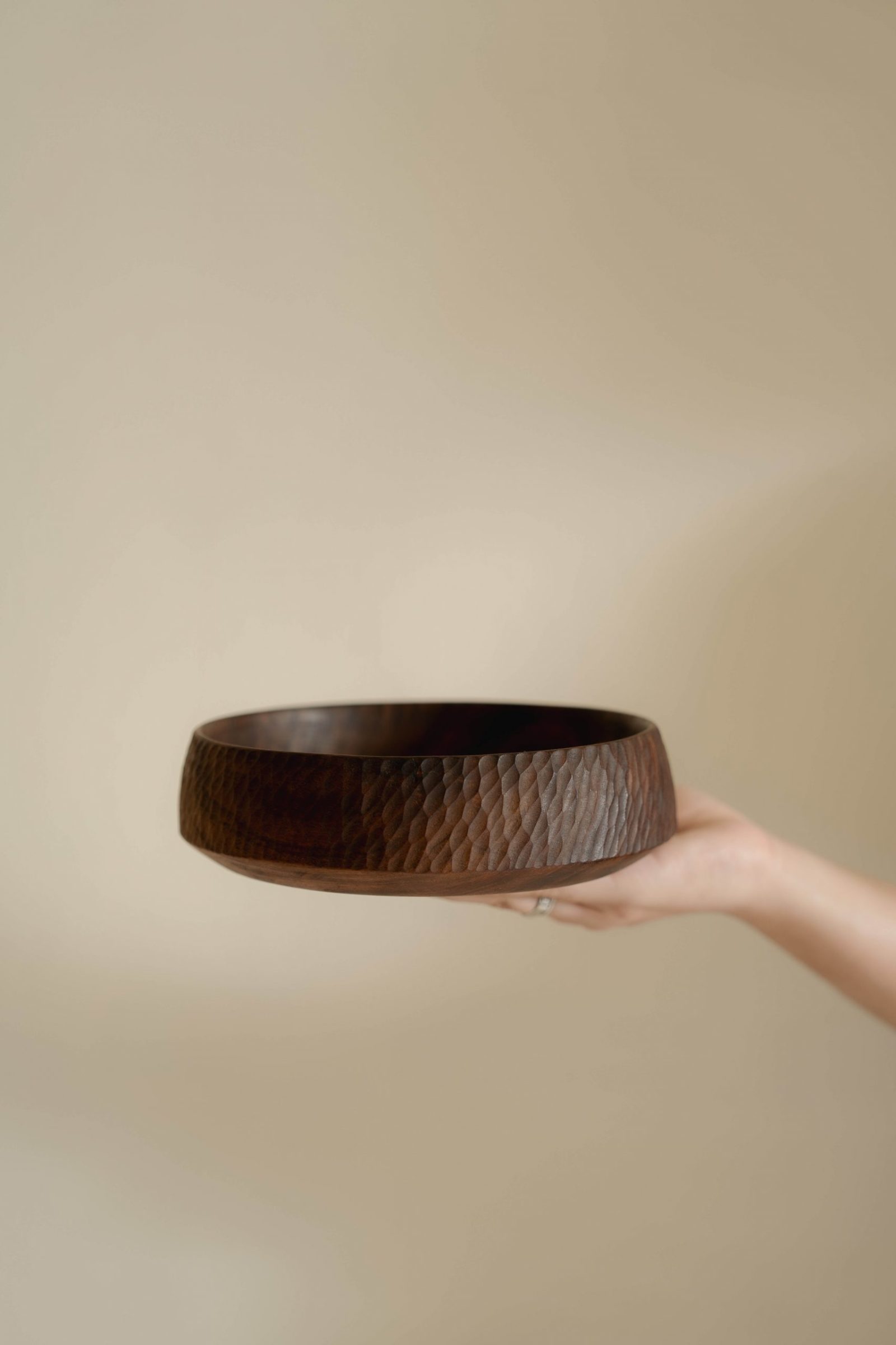 Thumbnail: wooden-serving-bowl, handcrafted-wooden-bowl, artisan-kitchenware, decorative-wooden-bowl, natural-wood-bowl, eco-conscious-decor, sustainable-homeware, textured-wood bowl, minimalist-tableware, rustic-serving-dish, organic-home-decor, premium-handmade-bowl, dining-essentials, wooden-table-styling, unique-wood-craftsmanship, Lesoiestore, Lesoie,