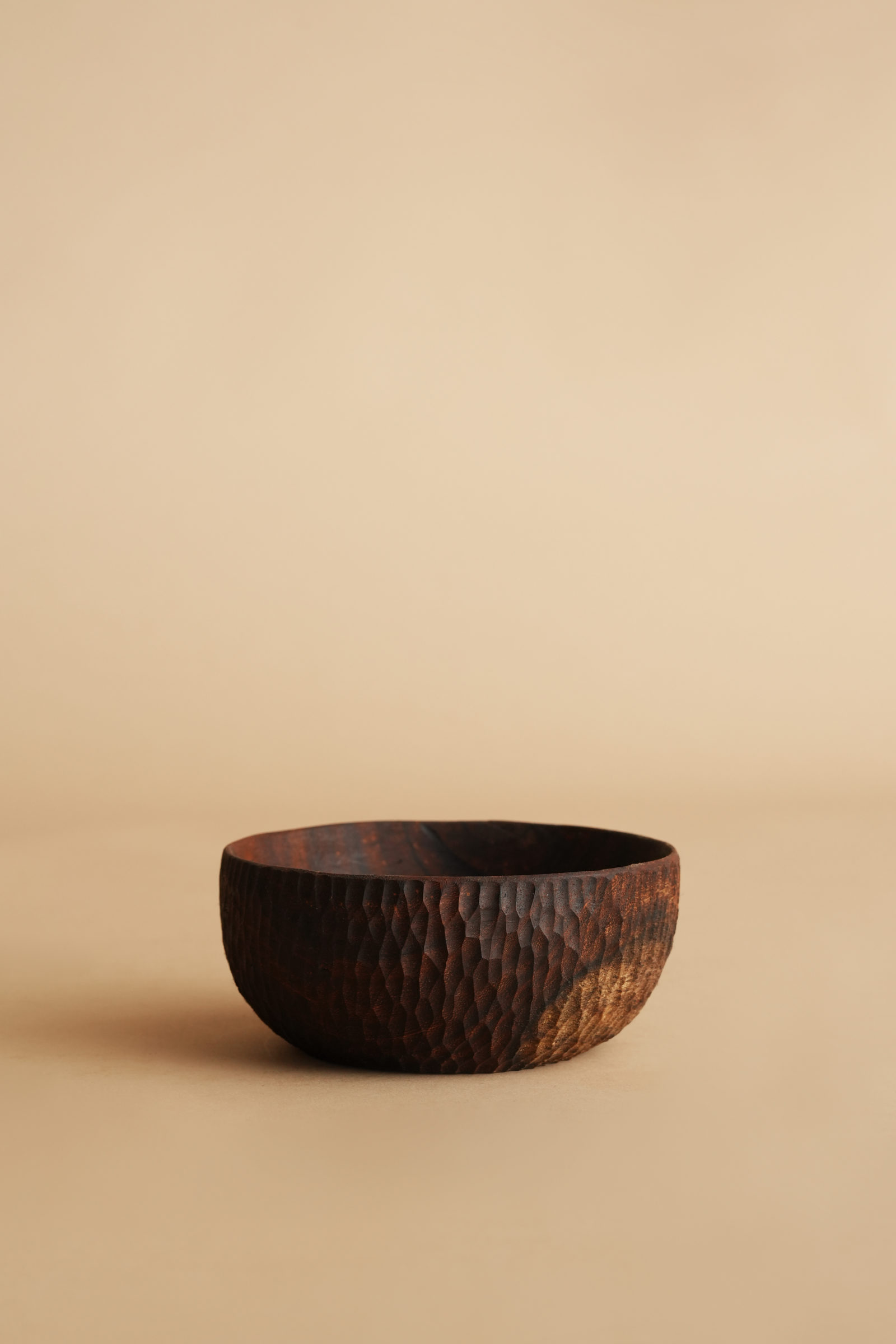 Thumbnail: Guppy-Bowl-handmade-wooden-bowl-with-hand-carved-texture,
