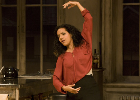 Zabryna Guevara in Lanford Wilson’s “Burn This” at the Mark Taper Forum. “Burn This,” directed by Nicholas Martin, opens April 3 and continues through May 1, 2011.