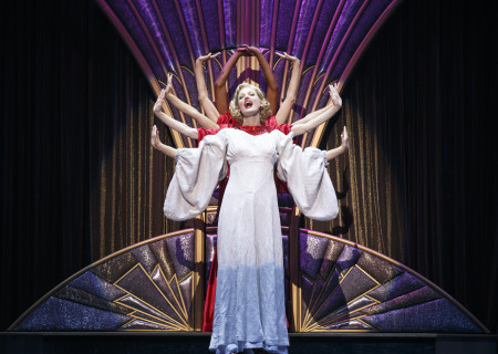 Rachel York and the cast of Roundabout Theatre Company's "Anything Goes."