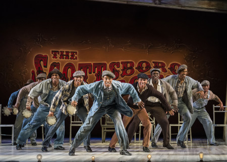 The cast of Kander and Ebb’s “The Scottsboro Boys.” 