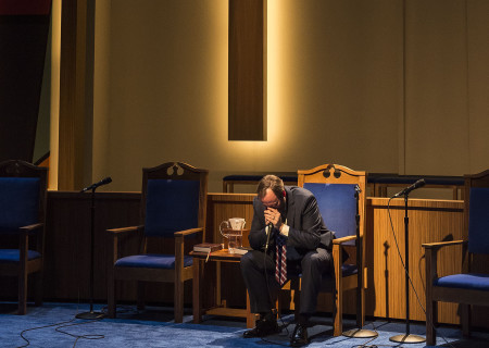 Andrew Garman in ‘The Christians’ at the Mark Taper Forum.