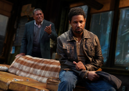 L-R: Steven Anthony Jones (background) and Amari Cheatom in August Wilson’s “Jitney” directed by Ruben Santiago-Hudson. “Jitney” will play at the Mark Taper Forum November 22 through December 29, 2019. For tickets and information, please visit CenterTheatreGroup.org or call (213) 628-2772. Media Contact: CTGMedia@CTGLA.org / (213) 972-7376. Photo by Joan Marcus.