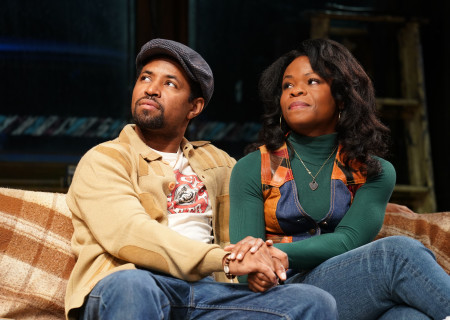 L-R: Amari Cheatom and Nija Okoro in August Wilson’s “Jitney” directed by Ruben Santiago-Hudson. “Jitney” will play at the Mark Taper Forum November 22 through December 29, 2019. For tickets and information, please visit CenterTheatreGroup.org or call (213) 628-2772. Media Contact: CTGMedia@CTGLA.org / (213) 972-7376. Photo by Joan Marcus.