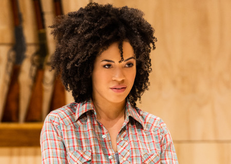 Sasha Hutchings in the National Tour of Rodgers & Hammerstein's 'Oklahoma!.' Photo by Matt Murphy.