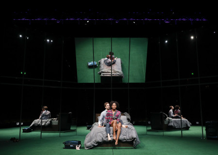 L-R: Paul Alexander Nolan and Antoinette Crowe-Legacy in “Slave Play” playing at Center Theatre Group/Mark Taper Forum now through March 13, 2022. <br />
Photo credit: Ryan Miller/Capture Imaging