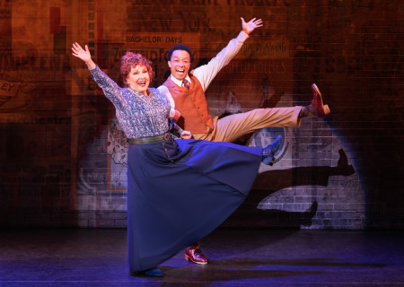 Melissa Manchester and Izaiah Montaque Harris in the National Tour of Funny Girl. Photo by Matthew Murphy for MurphyMade.