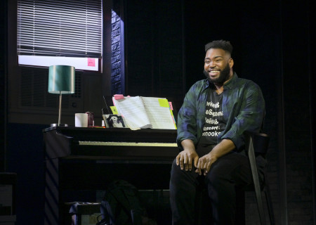 Malachi McCaskill in "A Strange Loop" at Center Theatre Group's Ahmanson Theatre June 5 through June 30, 2024. Photo by Alessandra Mello.