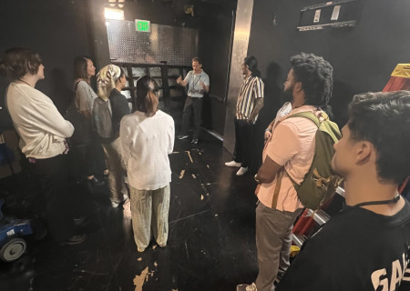 CTG Summer Interns tour the Mark Taper Forum.