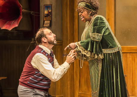 Ed Swidey and Lillias White in August Wilson’s "Ma Rainey’s Black Bottom," directed by Phylicia Rashad, playing through October 16, 2016, at Center Theatre Group/Mark Taper Forum at the Los Angeles Music Center. For tickets and information, please visit CenterTheatreGroup.org or call (213) 628-2772. Contact: CTGMedia@ctgla.org/ (213) 972-7376. Photo by Craig Schwartz.