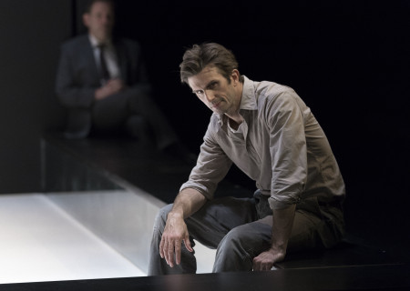 Frederick Weller (foreground) in the Young Vic production of “A View From the Bridge.” Directed by Ivo van Hove, the production plays through October 16, 2016, at the Center Theatre Group/Ahmanson Theatre. For tickets and information, please visit CenterTheatreGroup.org or call (213) 972-4400. Contact: CTGMedia@ctgla.org/ (213) 972-7376. Photo by Jan Versweyveld.