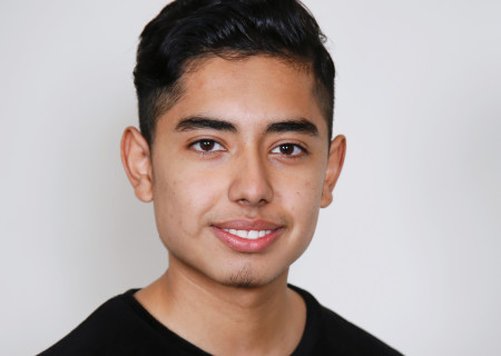 Alexander Villaseor, a Los Angeles regional finalist for the 2017 August Wilson Monologue Competition (AWMC) hosted by Center Theatre Group. Media Contact: (213) 972-7376 / CTGMedia@ctgla.org. Photo by Ryan Miller/Capture Imaging.