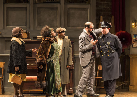 L-R: Nija Okoro, Lillias White, Lamar Richardson, Ed Swidey and Greg Bryan in August Wilson’s “Ma Rainey’s Black Bottom,” directed by Phylicia Rashad, playing through October 16, 2016, at Center Theatre Group/Mark Taper Forum at the Los Angeles Music Center. For tickets and information, please visit CenterTheatreGroup.org or call (213) 628-2772. Contact: CTGMedia@ctgla.org/ (213) 972-7376. Photo by Craig Schwartz.