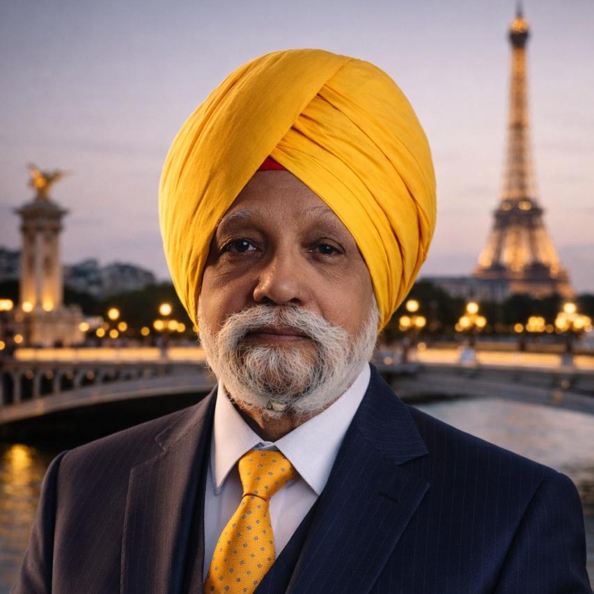 Ally Capt. Kuldip Singh, International President 2013–2014