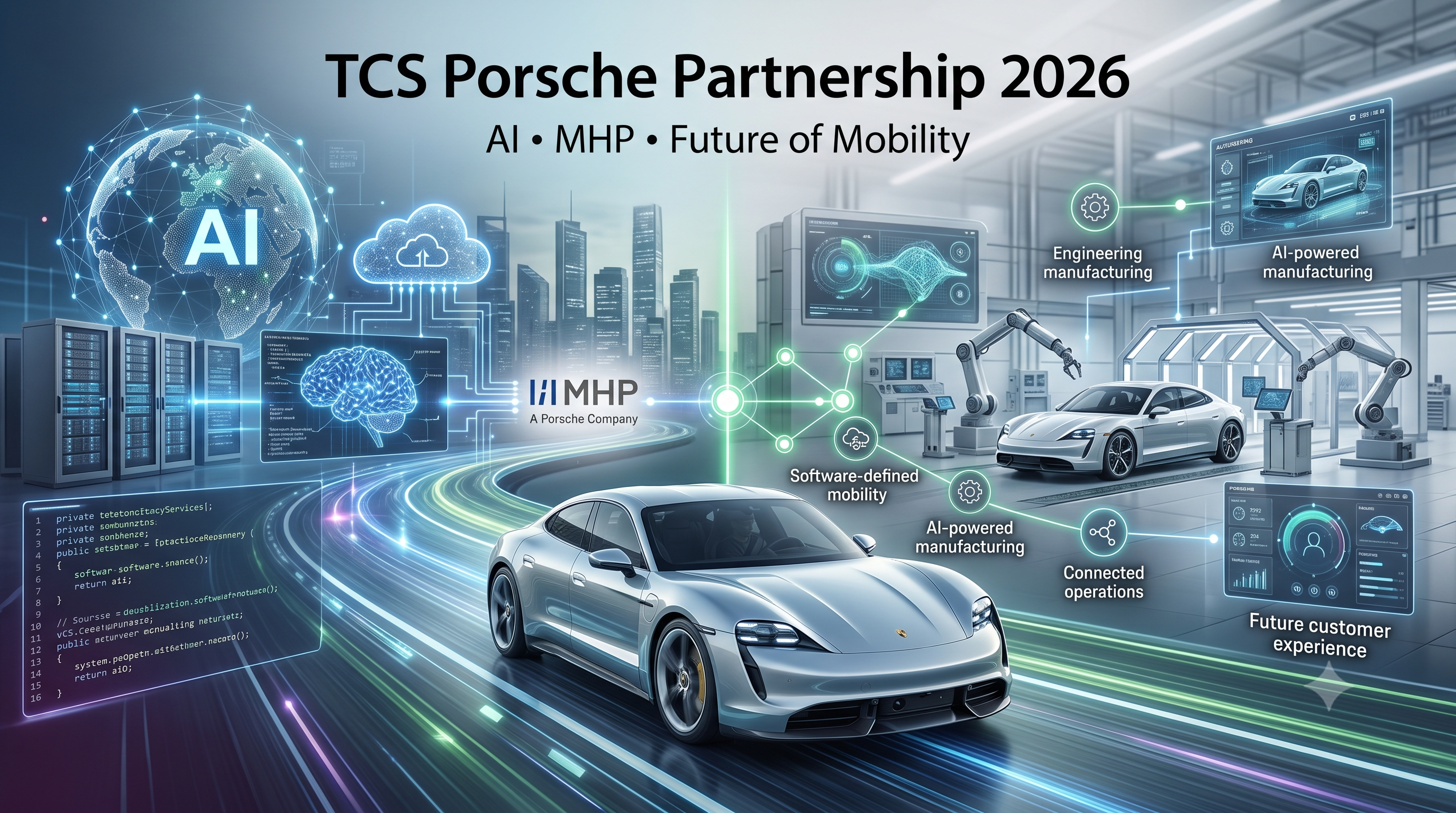 TCS Porsche partnership 2026 focused on AI powered mobility