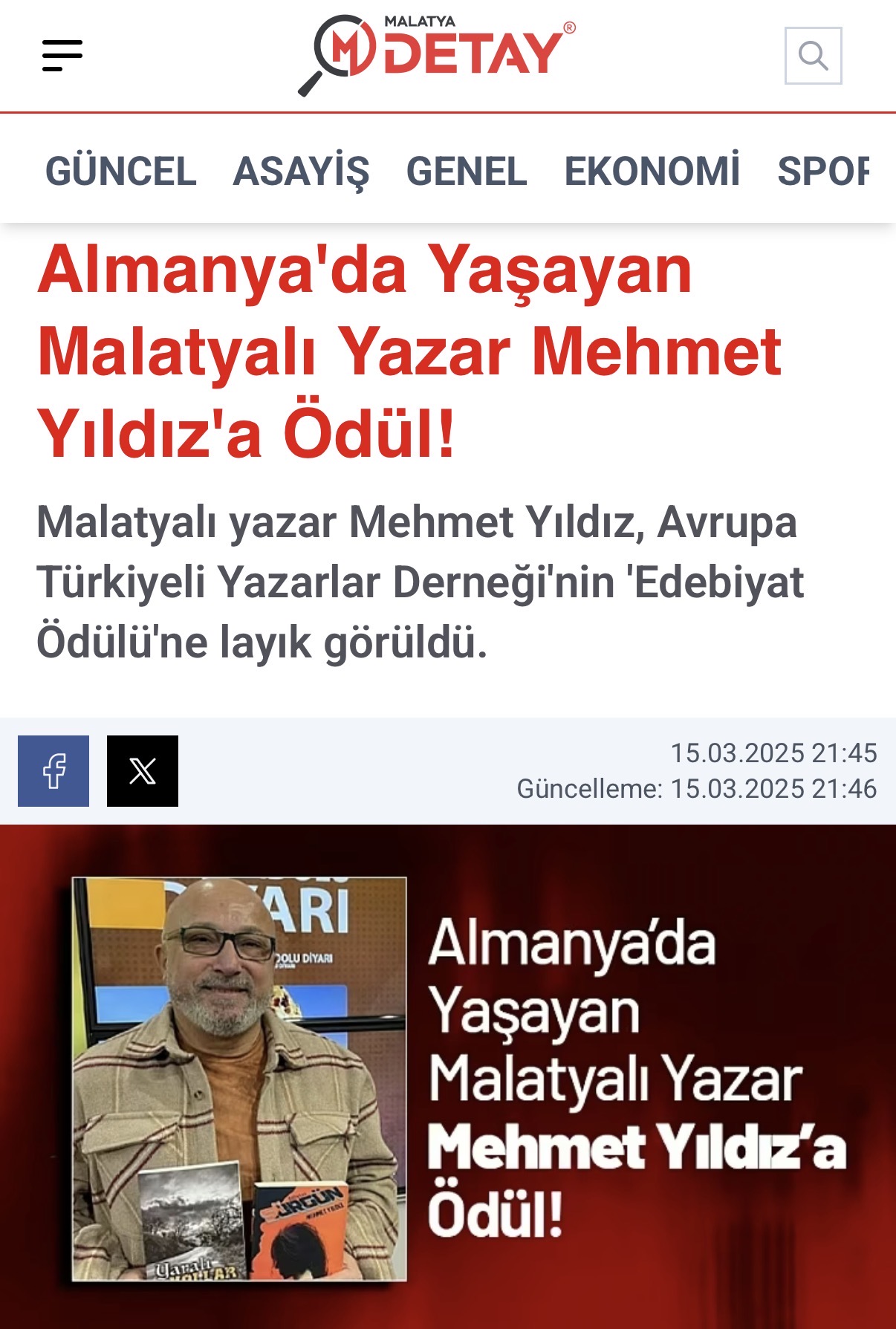 Basında Mehmet Yıldız