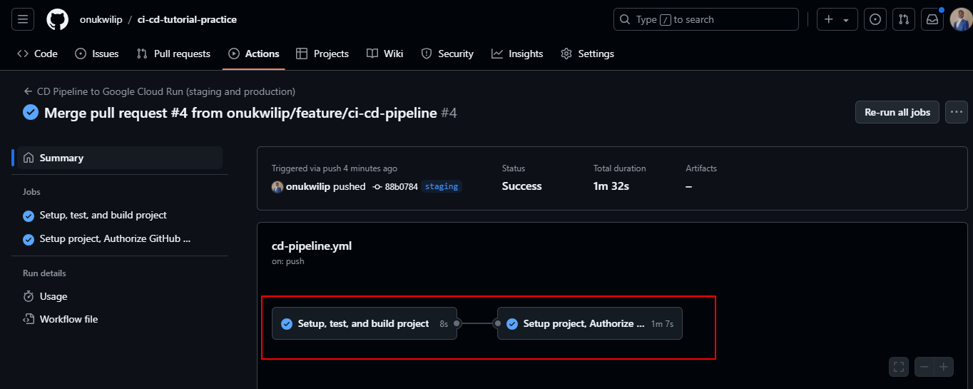Continuous Delivery workflow Jobs