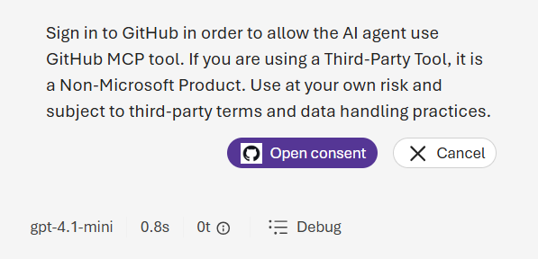 Consent Dialog