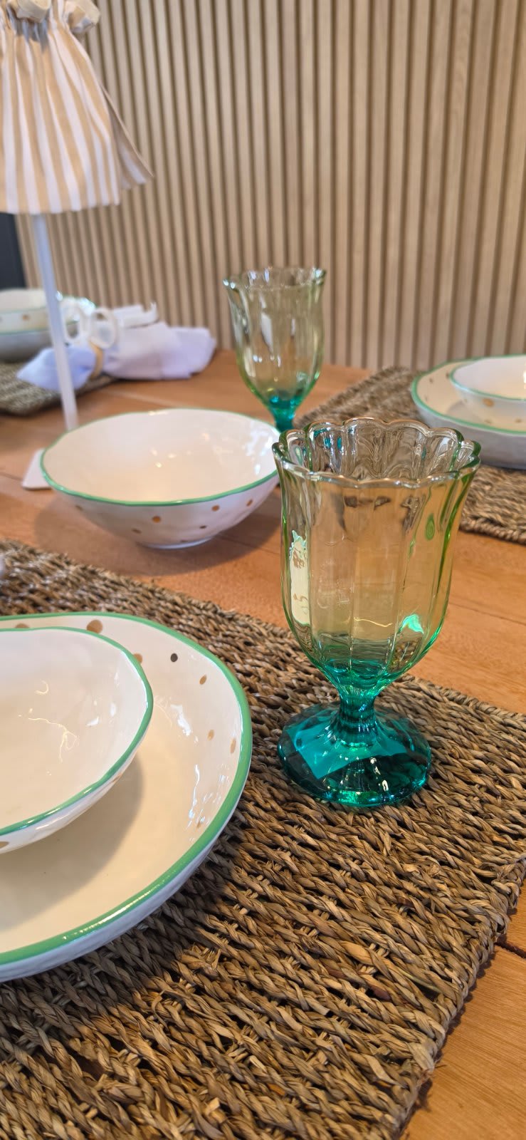 Taça de Vidro Green Degradê