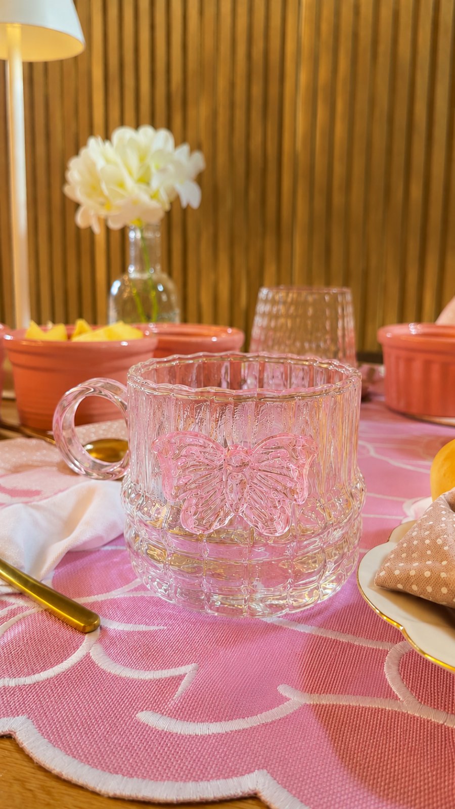 CN12099 - Caneca Borboleta – Vidro Borossilicato | 250 ml