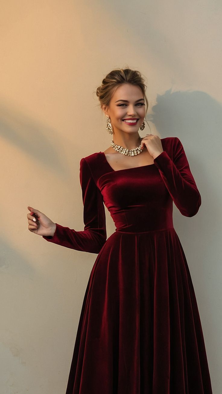 Velvet Party Gown
