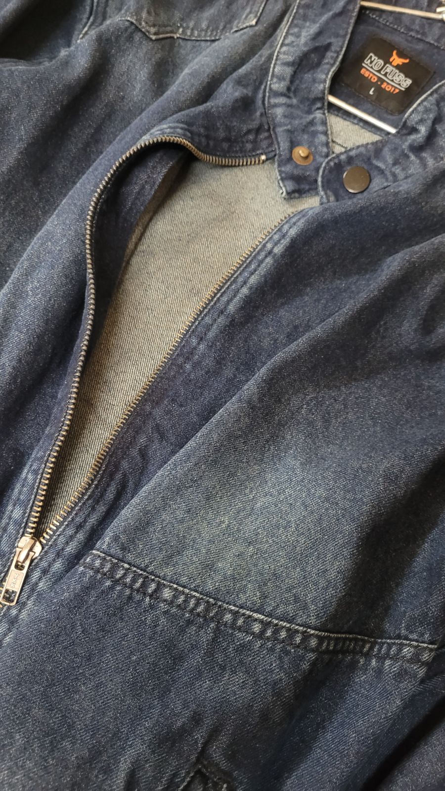 Denim Blue Jacket - Image 3