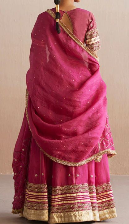 Blouse With Skirt And Dupatta - Image 2