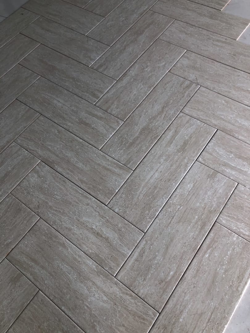 Pose de carreaux