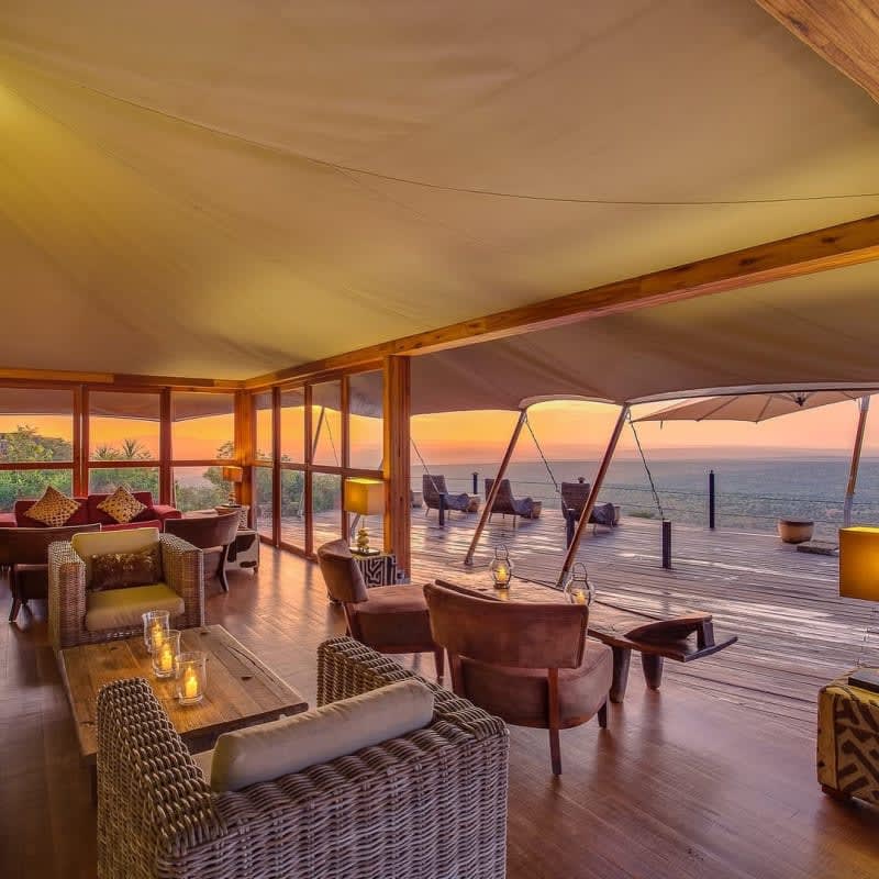 Additional gallery image - Loisaba Tented Camp deck