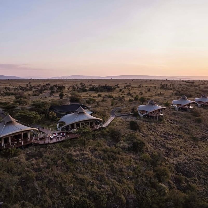 Additional gallery image - An aerial view of Mahali Mzuri