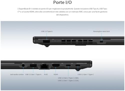 Vue 5 de Asus Expertbook Pc Portable