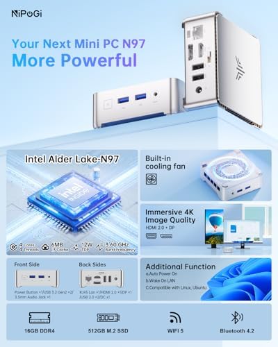 Vue 3 de Nipogi Essenx Mini