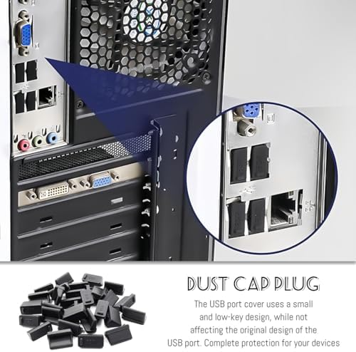 Vue 3 de Jeyorzy Pcs Bouchons Antipoussiere