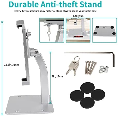 Vue 6 de Woleyi Support Antivol Verrouillable