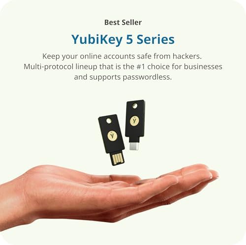 Vue 3 de Yubico Yubikey Nfc