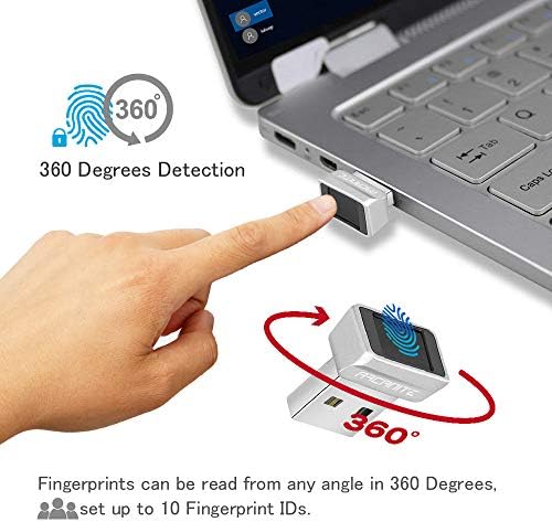 Vue 4 de Arcanite Usb Lecteur Dempreintes