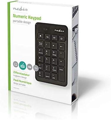 Vue 3 de Nedis Clavier Numerique Avec